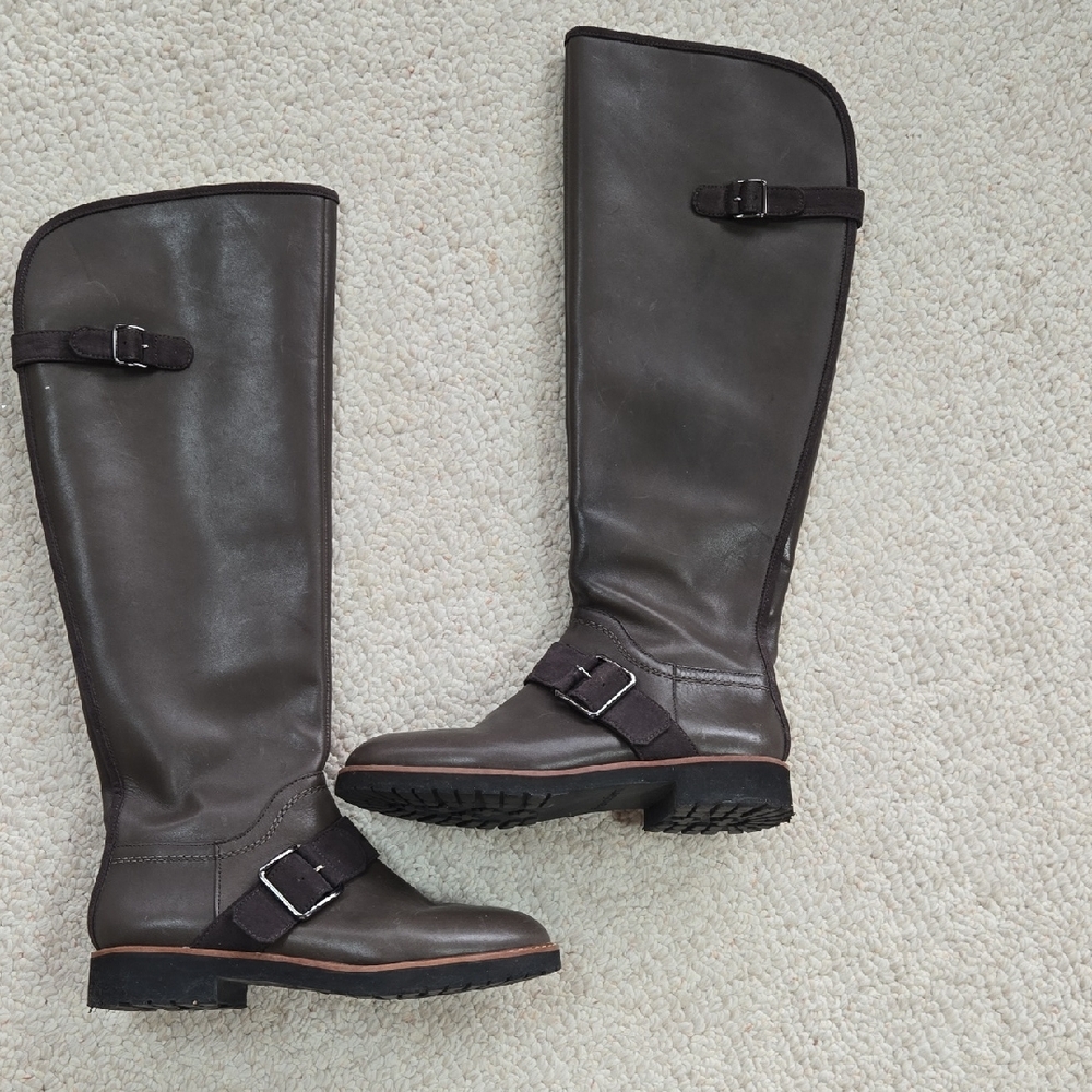 Franco Sarto Olive Green Boots. $189 Retail. Like New!
